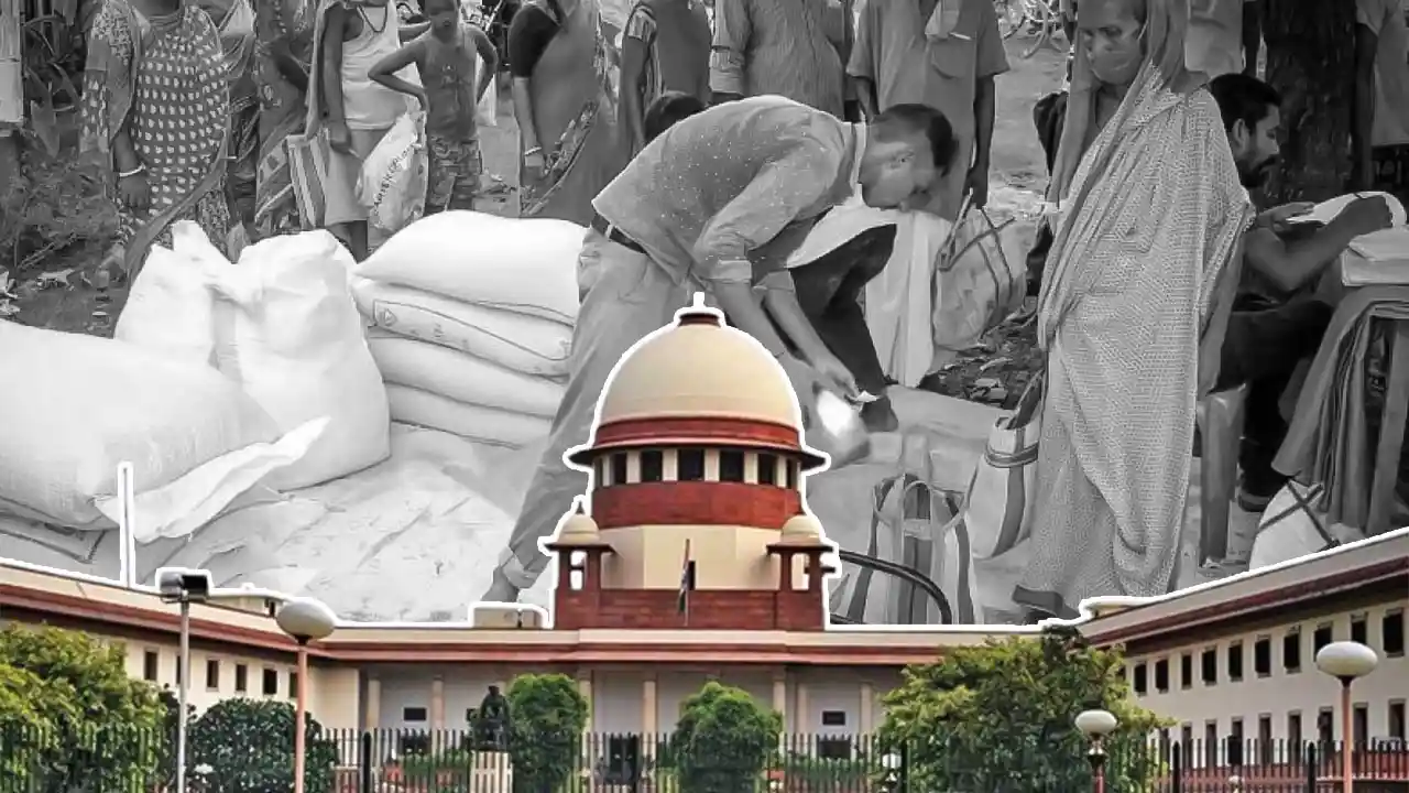 Free ration facility or employment, Supreme Court's strong question